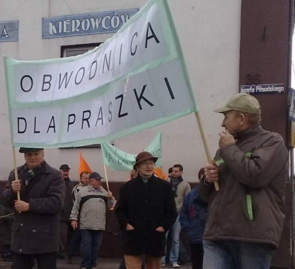 Manifestacja w Praszce