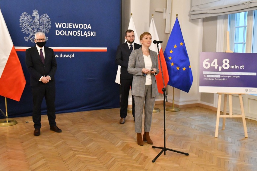 64,8 mln zł wsparcia na transport miejski trafi do Wrocławia ze środków Funduszy Europejskich