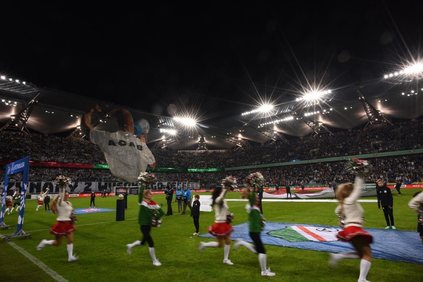 Oprawa na meczu Legia - Cracovia