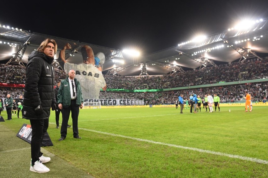 Oprawa na meczu Legia - Cracovia