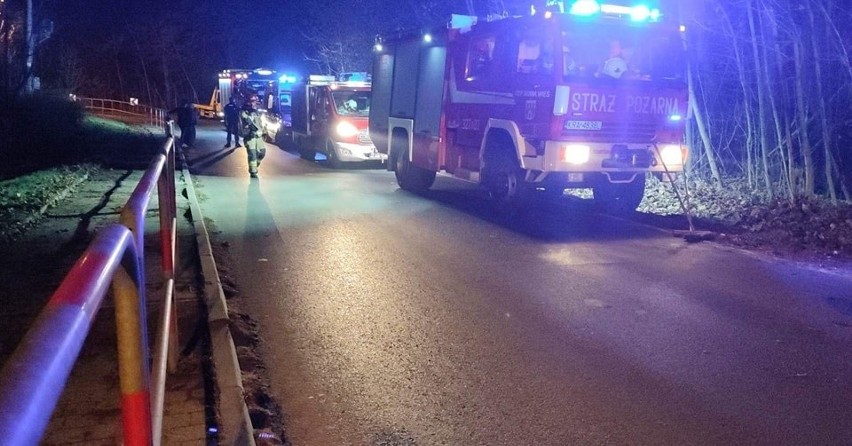 Wypadek w Minodze w gminie Skała