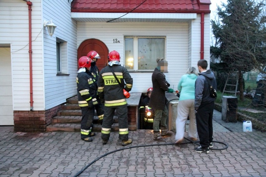 Wrocław, pożar w domu jednorodzinnym przy ul. Sycowskiej