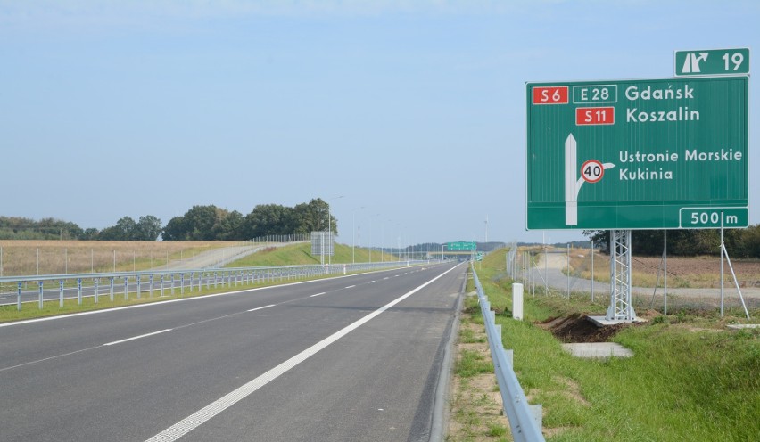 S6 sięgnęła do Koszalina. 130 km nowej drogi ekspresowej