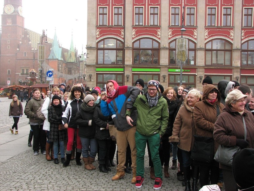 Wrocław, darmowe choinki na placu Solnym