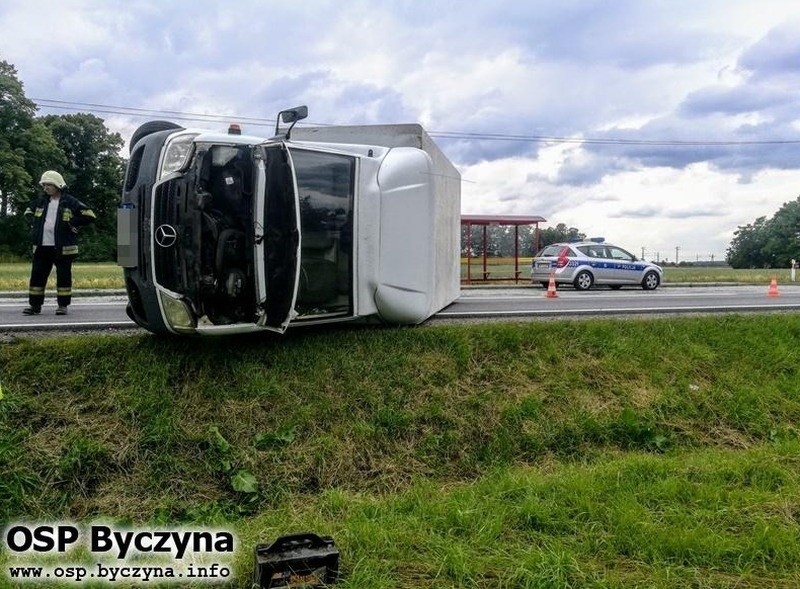 Wypadek na DK 11 w Gołkowicach