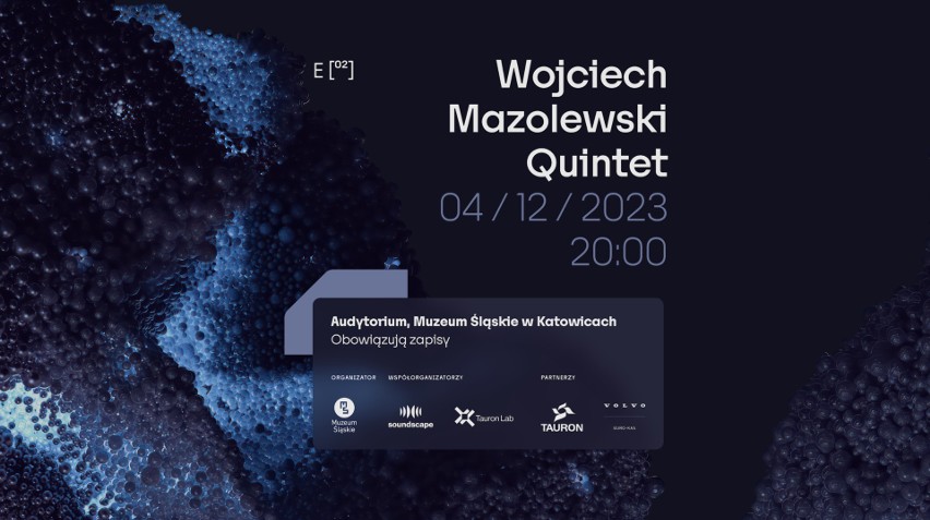 Wojtek Mazolewski Quintet 4 grudnia w Muzeum Śląskim w...