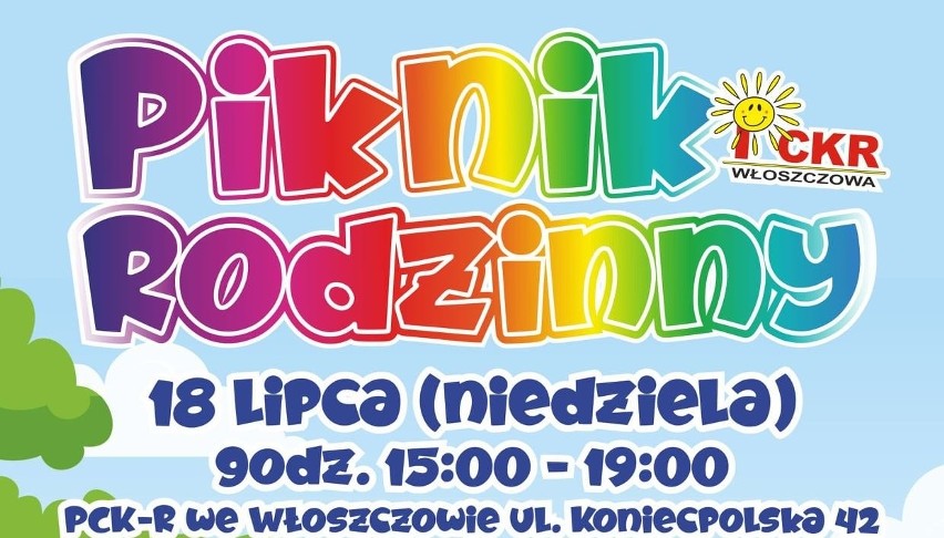 Piknik Rodzinny we Włoszczowie w niedzielę, 18 lipca, w Powiatowym Centrum Kulturalno-Rekreacyjnym