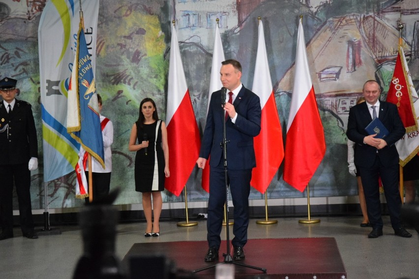 Prezydent Duda w Krapkowicach: "Nie ma w Polsce miejsca na ksenofobię, nacjonalizm i antysemityzm"