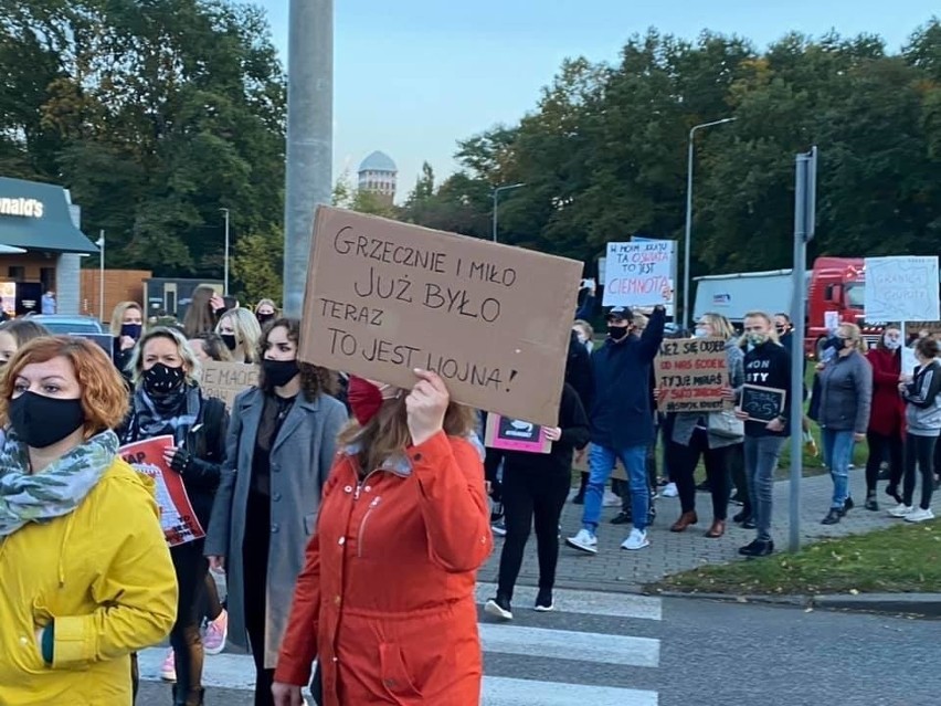 Strajk Kobiet w Krapkowicach 2020.