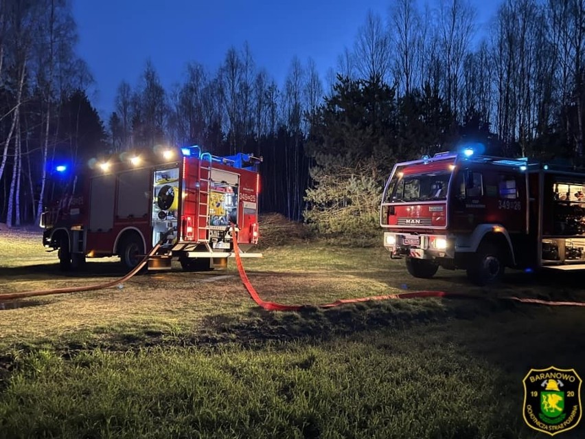 Śmierć w pożarze. Tragiczny w skutkach pożar w Majdanie (gmina Baranowo). 6.04.2023