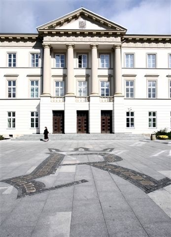 W tym roku odnowiono elewację najstarszej części urzędu przy ulicy Żeromskiego.