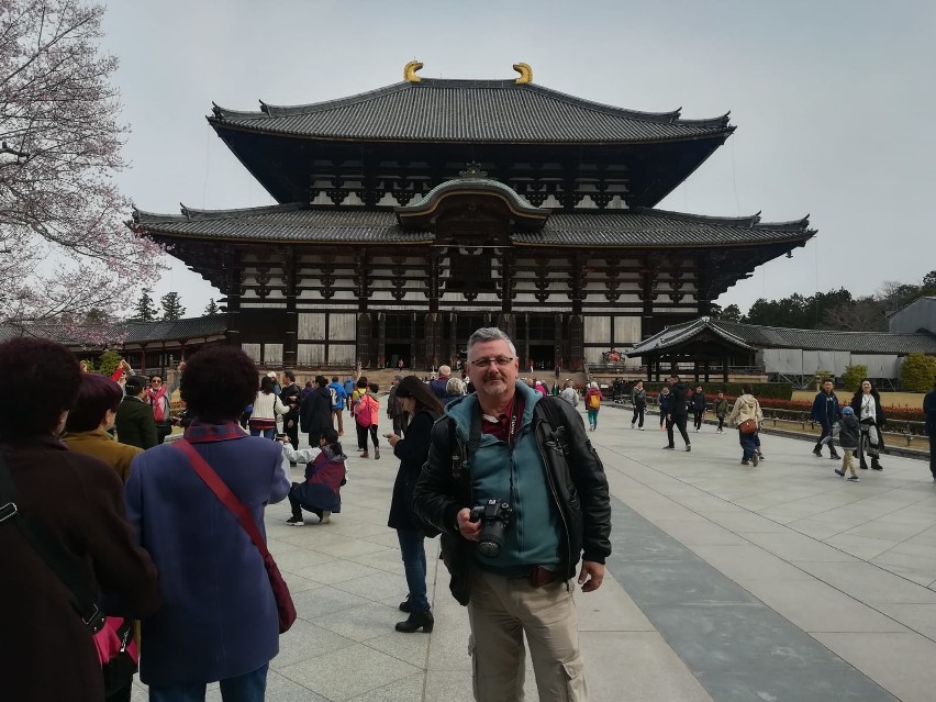 Gorlice. Tomasz Pruchnicki w kolejnej relacji fotograficznej z dalekiej Japonii. Tym razem w ogrodach, zamku oraz w... japońskim pociągu
