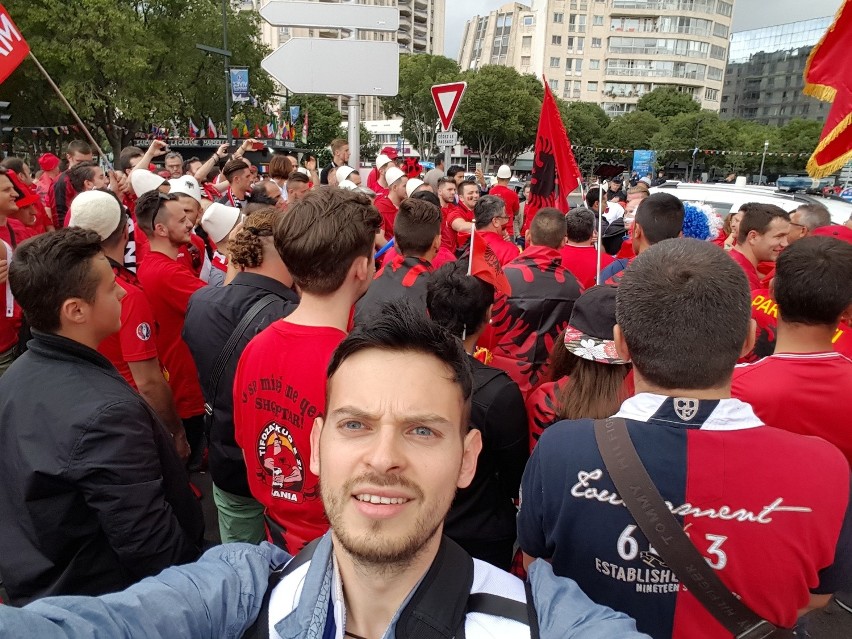 Ulice Marsylii przed meczem Francja - Albania