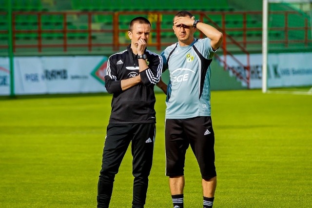 Trening GKS-u Bełchatów pod okiem Rafała Ulatowskiego