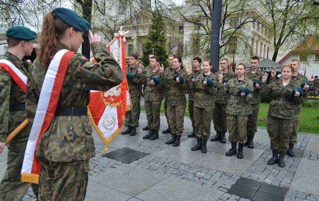 Święto 3 Maja: ślubowanie Związku Strzeleckiego "Strzelec".