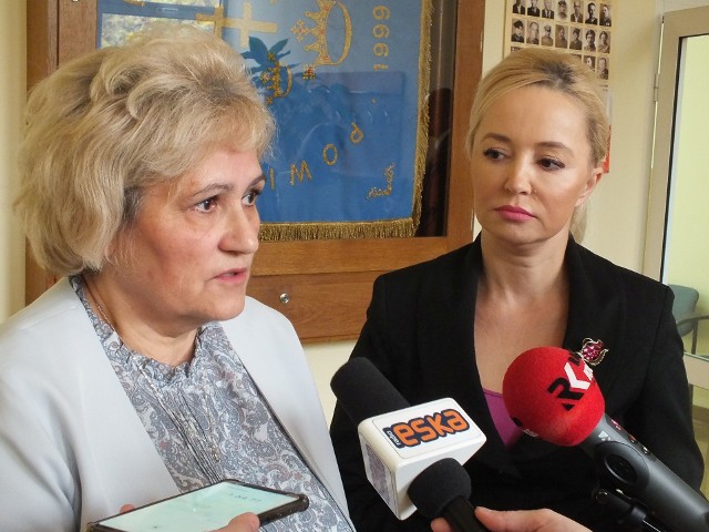 Zdecydowanie przeciwne likwidacji Młodzieżowego Domu Kultury w Starachowicach są radne Danuta Krępa (z lewej) i Agnieszka Kuś