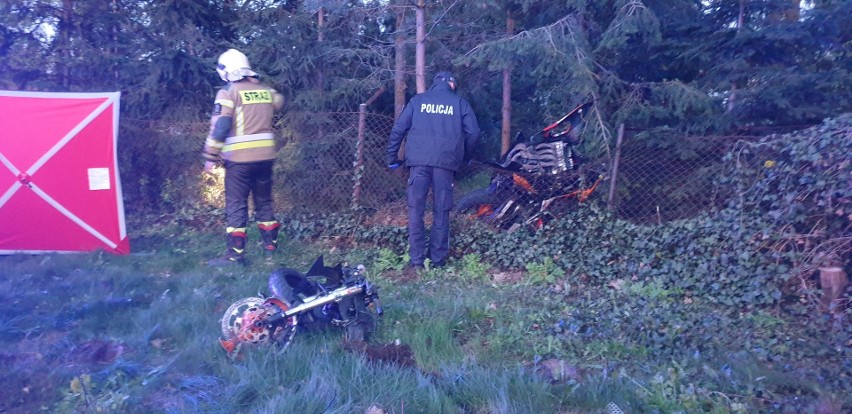 Śmiertelny wypadek motocyklistów w Aleksandrowie Łódzkim. Ustalono prędkość, z jaką poruszały się wszystkie pojazdy...