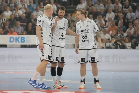 THW Kiel pokonało mistrza Niemiec w sprawdzianie przed niedzielnym meczem z PGE VIVE Kielce [ZDJĘCIA]