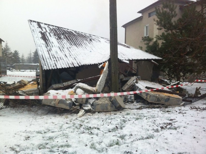 Do wybuchu gazu w Skrzyszowie doszło przed godz. 14. Budynek...
