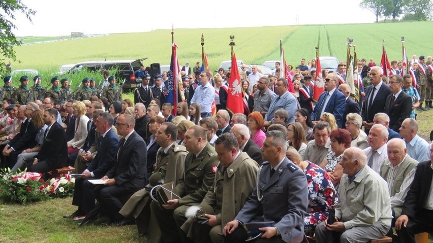 Uroczystości rocznicowe w lesie kidałowickim koło...