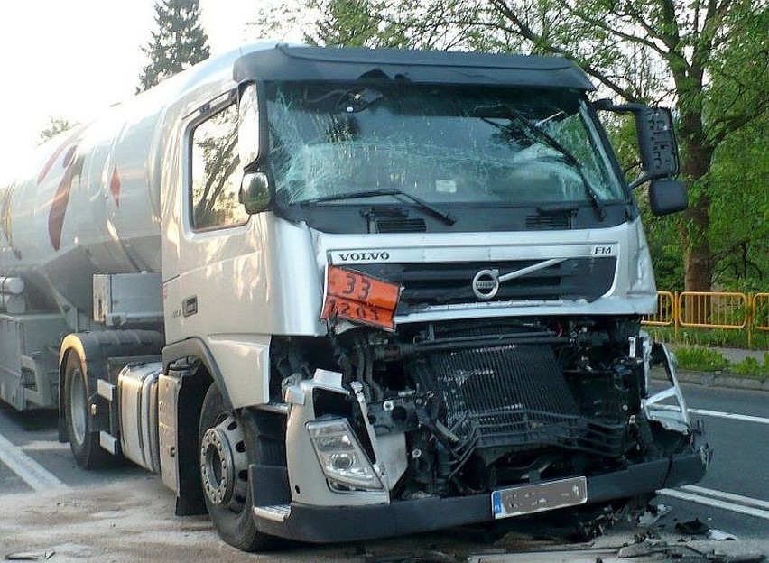 W poniedziałek o kolo 4.10 na ul. Gorzowskiej ciężarowy...