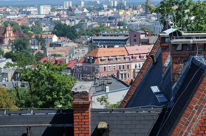 Bydgoszcz widziana z dachu Centrum Pulmonologii w...