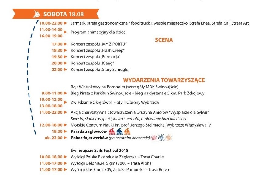 Sail Świnoujście 2018 - program. Impreza nabiera rozpędu. ZDJĘCIA ze święta kolorów i żaglowców [GALERIA]