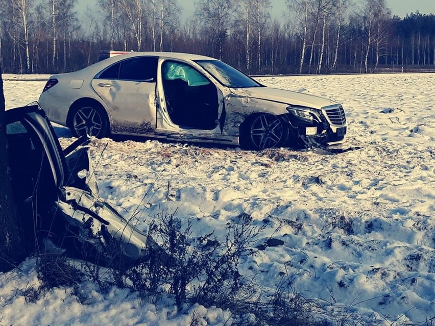 Zderzenie samochodów w Rzeczniowie. Znany radomski...