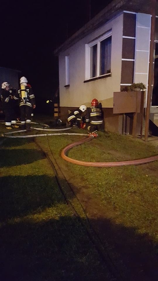 DZ24: Pożar w Turzy. Ogień pojawił się w piwnicy