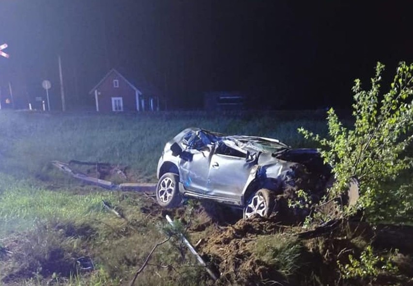 Wypadek na DW 686 na trasie Michałowo - Żednia. Jedna osoba trafiła do szpitala [ZDJĘCIA]