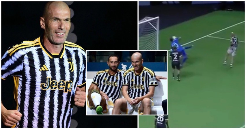 Zinedine Zidane był gwiazdą wieczoru dla uczczenia 100-lecia...