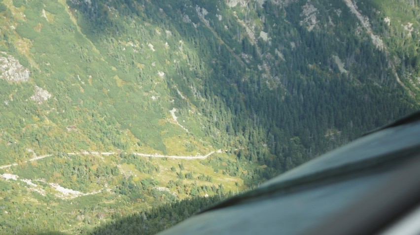 Chciał być jak ptak, ale zabił się, uderzając o Śnieżkę