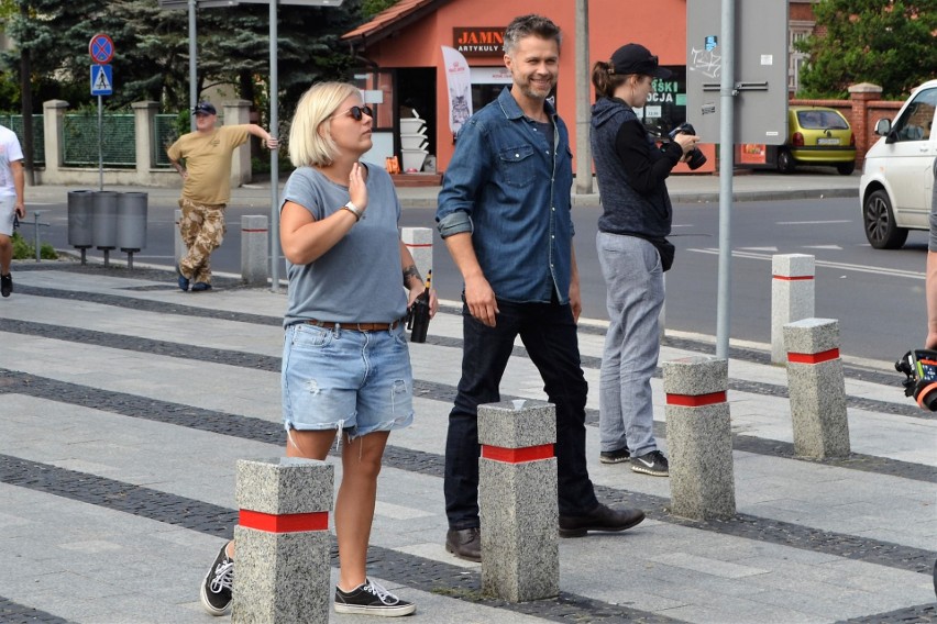 Maciej Zakościelny w Rybniku przed Starym Kościołem! Kręcą...