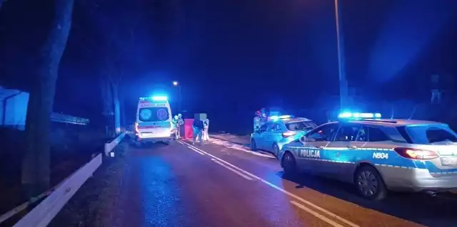 Tragiczny wypadek na drodze w Głobinie pod Słupskiem