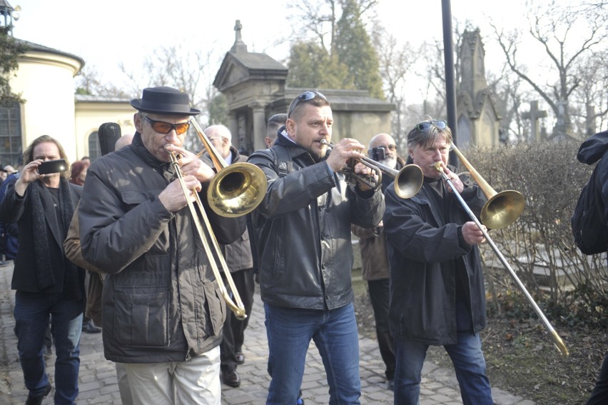 Ostatnie pożegnanie Jerzego Bożyka na cmentarzu Rakowickim [ZDJĘCIA]