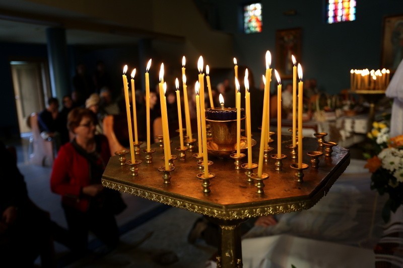 Święconki wielkanocne w Cerkwi Greckokatolickiej w...