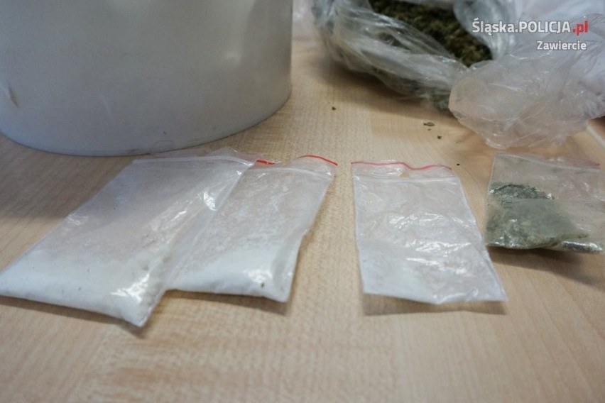 Zawiercie: wiadro amfetaminy przejęte przez policjantów