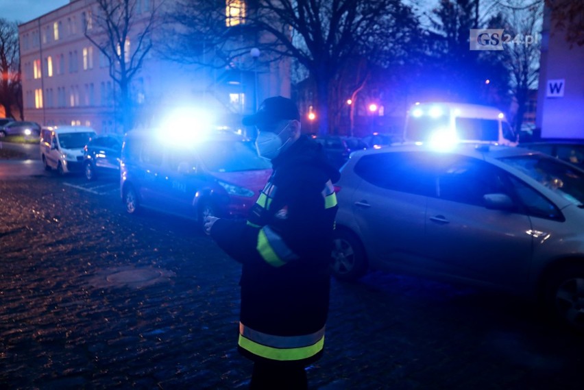 Tragiczny pożar w szpitalu na Pomorzanach w Szczecinie