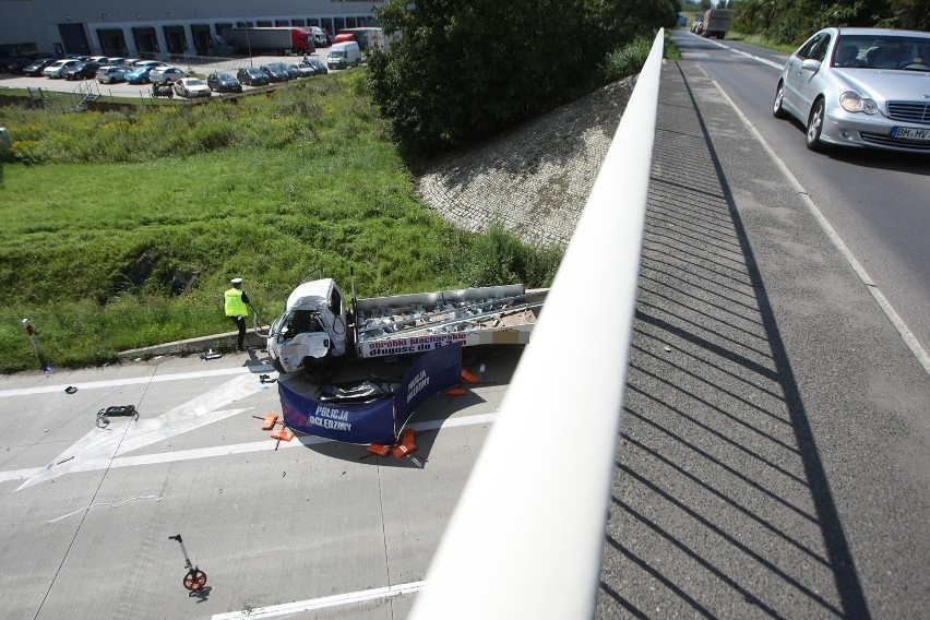 Śmiertelny wypadek na A4. Autostrada w kierunku Wrocławia była zablokowana