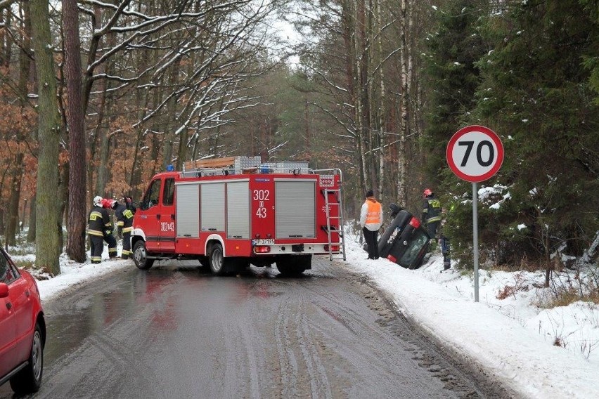 26-letnia kobieta przewieziona do szpitala.