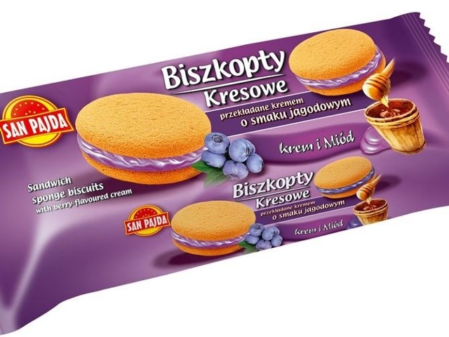 Biszkopty kresowe, o różnych smakach z JarosławiaMotto Fabryki Pieczywa Cukierniczego „San” Pajda sp. z o.o. w Jarosławiu: „Biszkopty kresowe – smak tradycji”