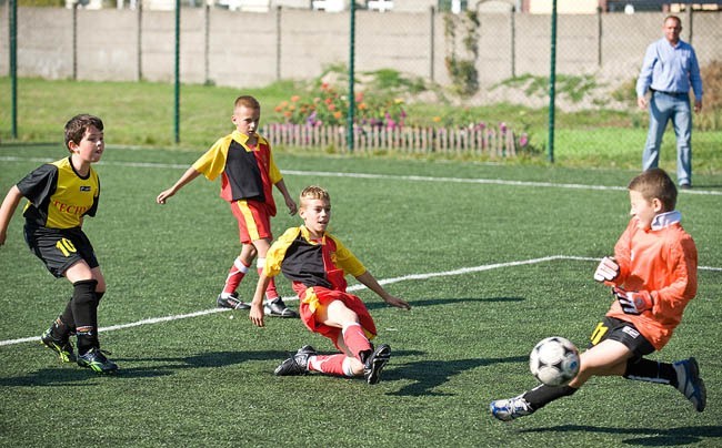 Turniej piłkarski w Bobolicach - rozgrywka