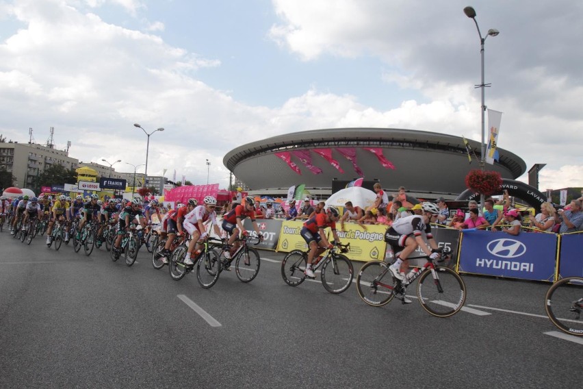 05082018 katowice tour de pologne przejazd katowice spodek...