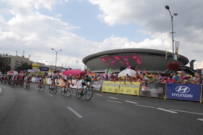 05082018 katowice tour de pologne przejazd katowice spodek...