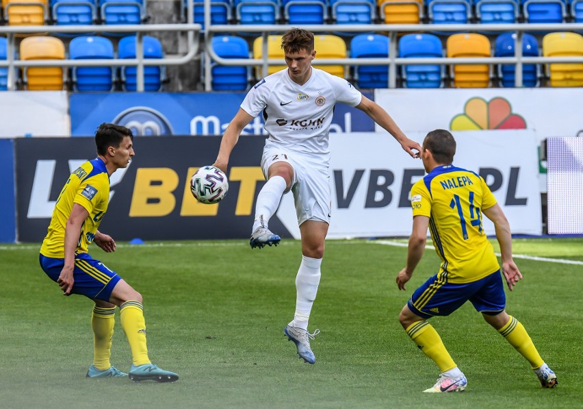 Arka Gdynia - KGHM Zagłębie Lubin 3:2. Zagłębie podało Arce...