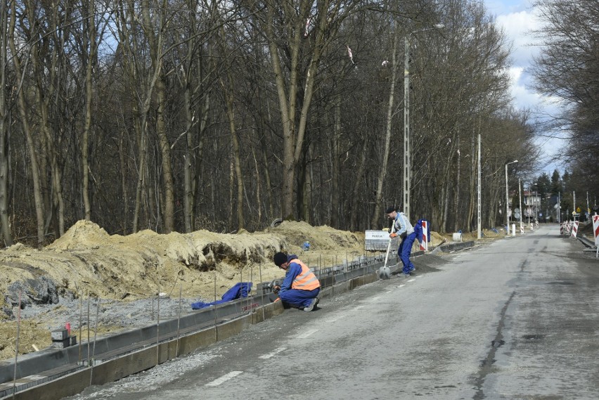 Ulica Staniątecka – droga przez Puszczę Niepołomicką - jest...