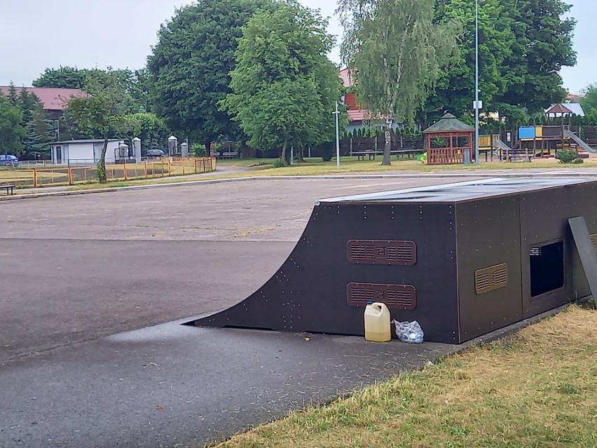 Odwiedziliśmy teren budowy skateparku w Golubiu-Dobrzyniu....