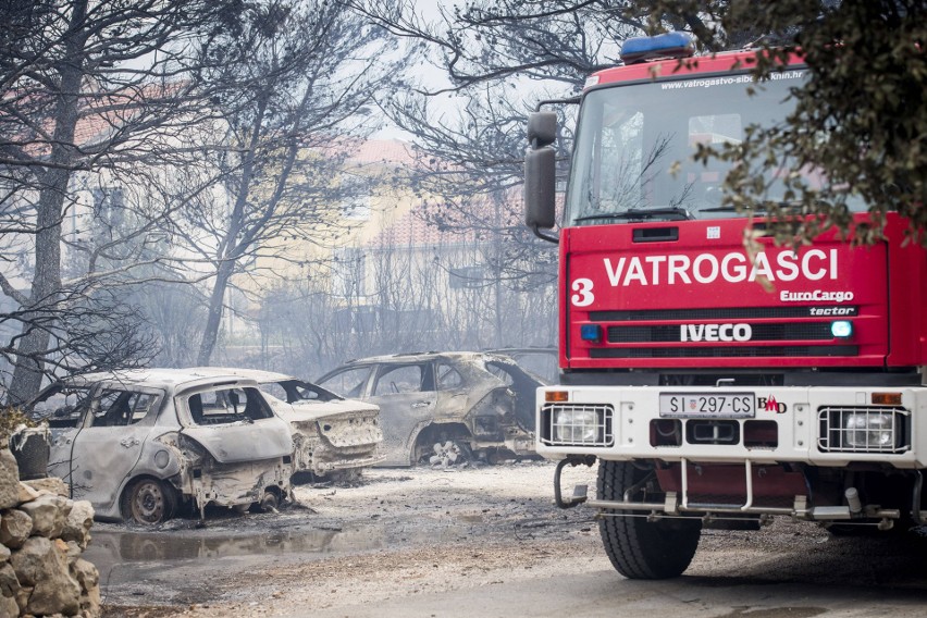 Z pożarem w Chorwacji walczy ponad pół setki strażaków.