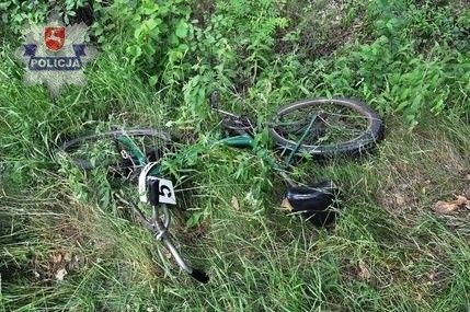 Zbulitów Duży: Rowerzysta wjechał pod audi