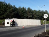 Wypadek ciężarówki pod Brodnicą [ZDJĘCIA] 